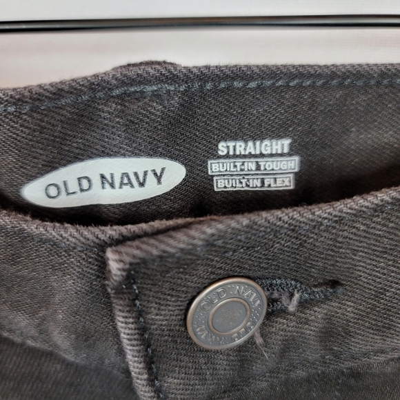 Old Navy Built-In Flex Straight Black Jeans NWT - Picture 8 of 10